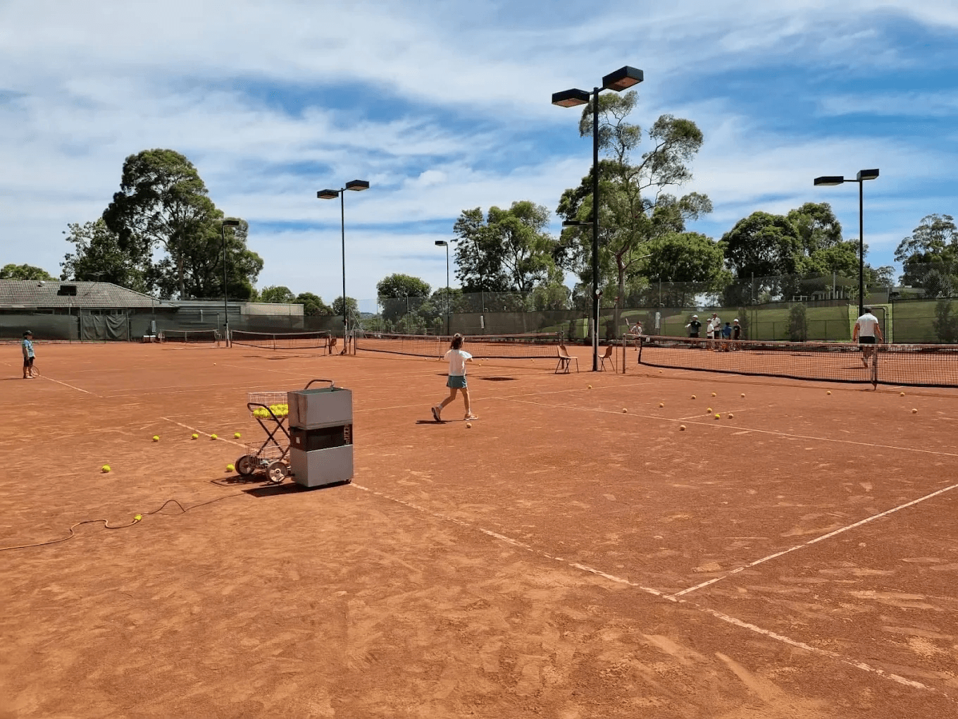 Nunawading Tennis Club court view 2